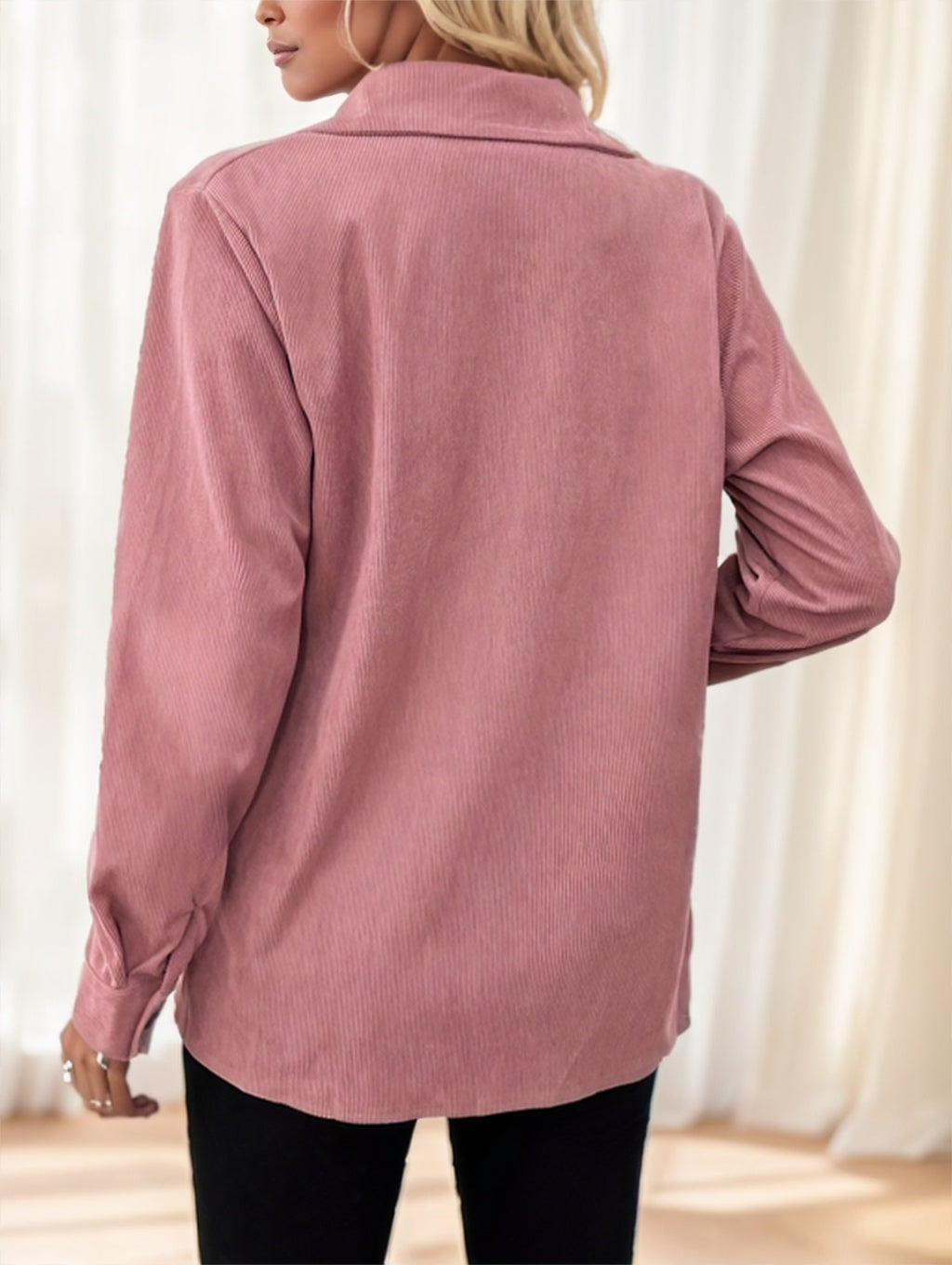 Button Front Flap Pockets Jacket f2379eac 79c4 4688 a0ec 5ea6c881e6e6