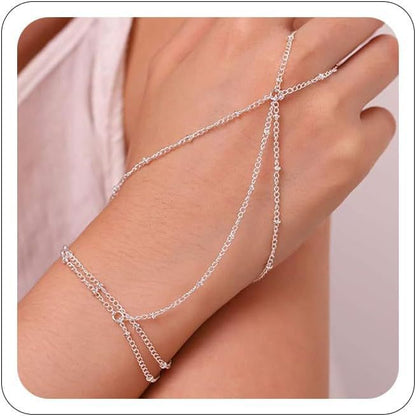 Small Rice-shaped Beads Rice Beads Zircon Pearl Ring Chain Love Finger Chain Ornament f246a3e9 59af 4759 9114 1c2bbbbb8d59