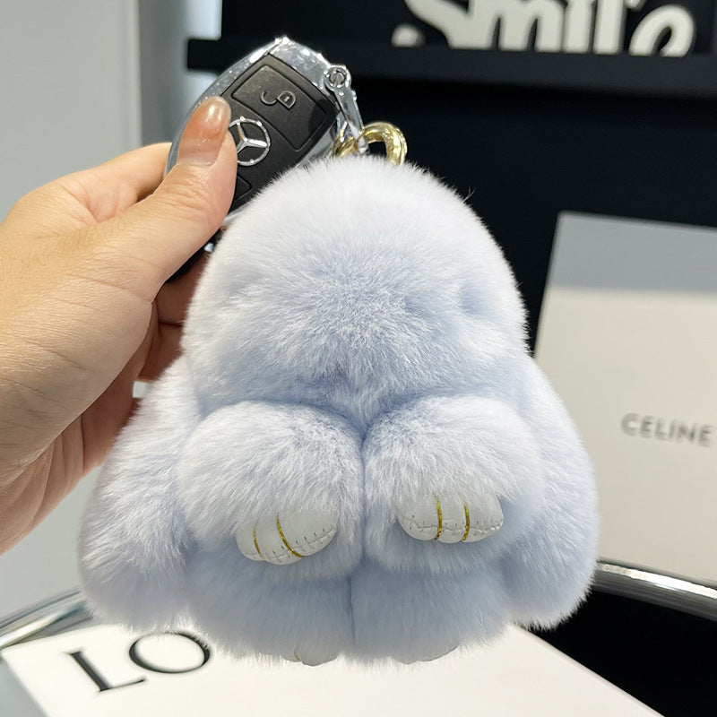 Cute Plush Doll Bunny Car Key Ring Pendant f260fab7 9595 4722 a983 3e03cb5001ba