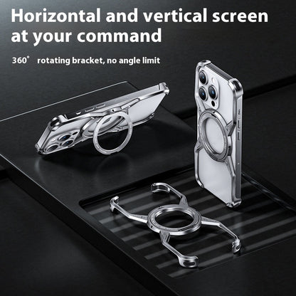 Anti-fall Heat Dissipation Metal Phone Case Mechanical Arm Protective Shell - 图片 1
