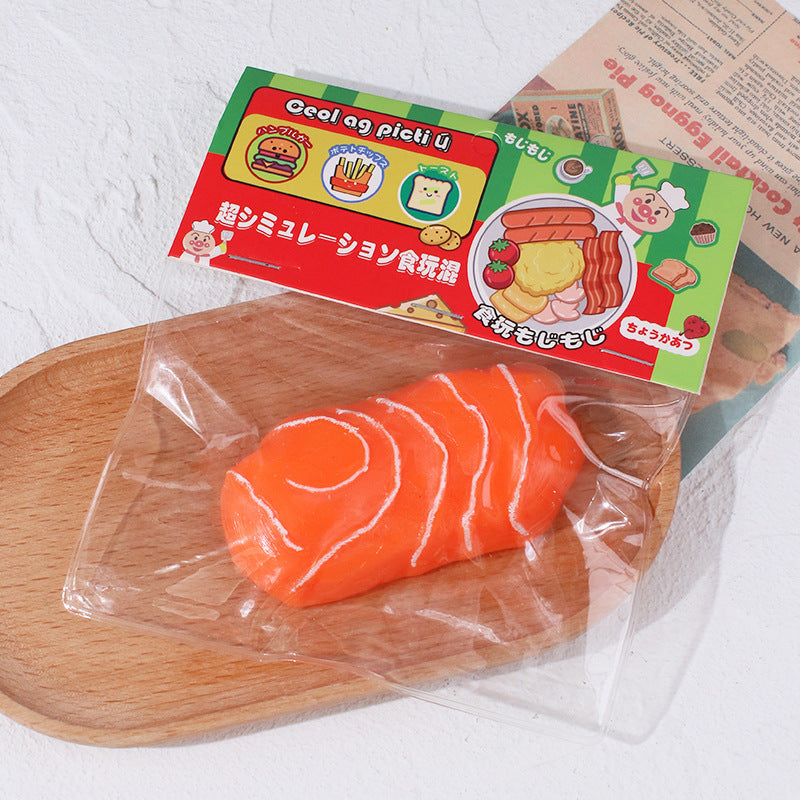Salmon Slices Pinch Musician Nigiri-zushi Cement Sticky Bag Simulation f28fd37e ef83 4f3a 8135 f5d108f9cf2b