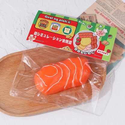 Salmon Slices Pinch Musician Nigiri-zushi Cement Sticky Bag Simulation f28fd37e ef83 4f3a 8135 f5d108f9cf2b