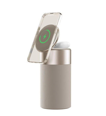 3 In 1 Multi-Function IPhone And AirPods Wireless Charger Portable Bluetooth Speaker With Touch Lamp For Home And Office - HD Wireless Product #10