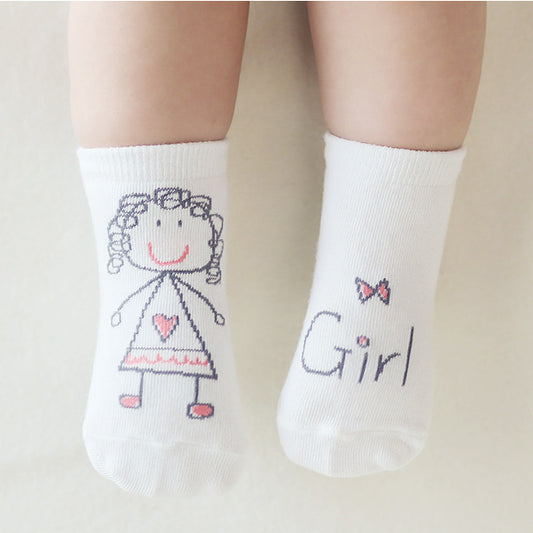 Baby's Socks Cartoon Asymmetric Baby Non-slip Room f2e58ce4 0ceb 4895 910c 6c4525b7167c