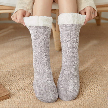Ladies Winter Warm Floor Sleeping Socks Plus Velvet f2ead5d3 cbc6 4466 9b09 2c8fcd71254d