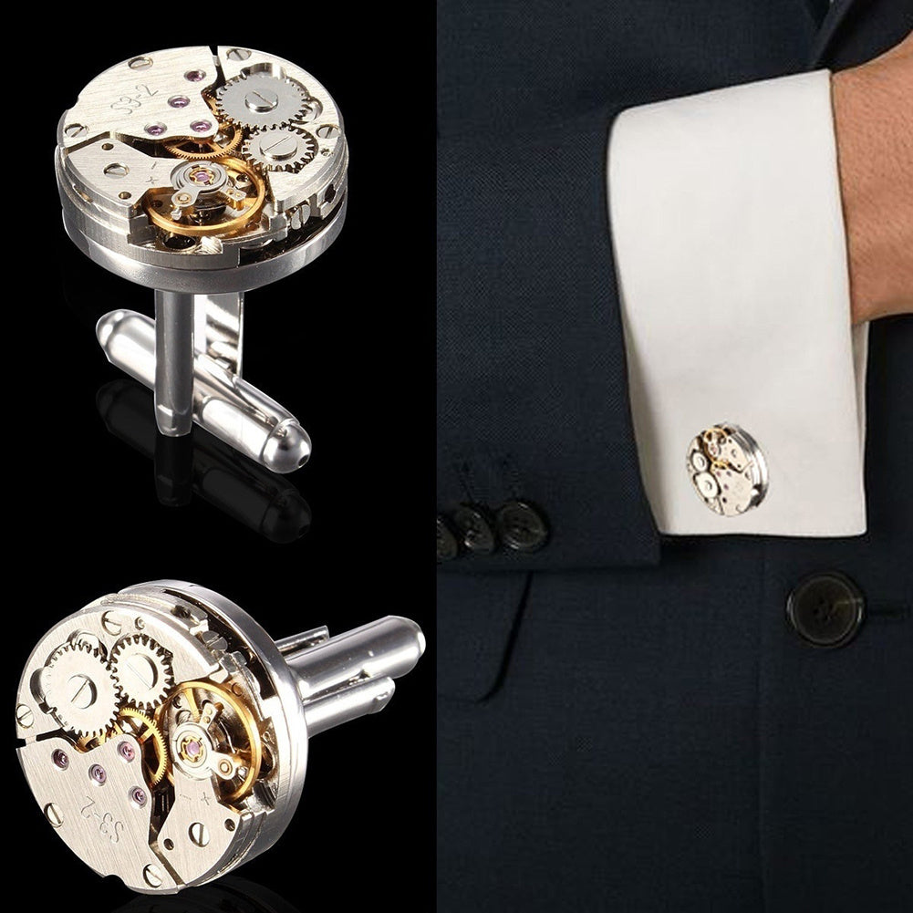 Mechanical Watch Brand New Movement Men's Cufflinks f2ebafdf eb3f 4e2f a3e2 d08828d95f77