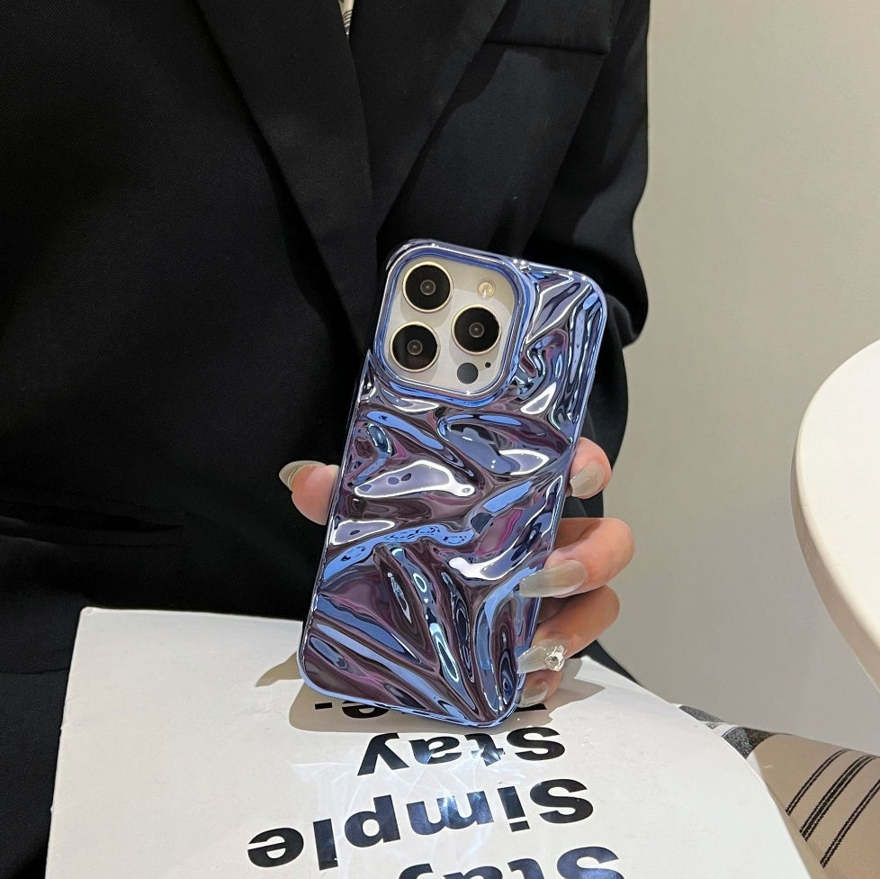 Electroplating Three-dimensional Pleated Pattern Shell Advanced Sense - 图片 9
