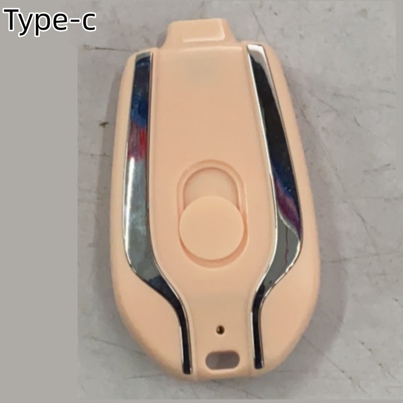 1500mAh Mini Power Emergency Pod Keychain Charger With Type-C Ultra-Compact Mini Battery Pack Fast Charging Backup Power Bank - 图片 12
