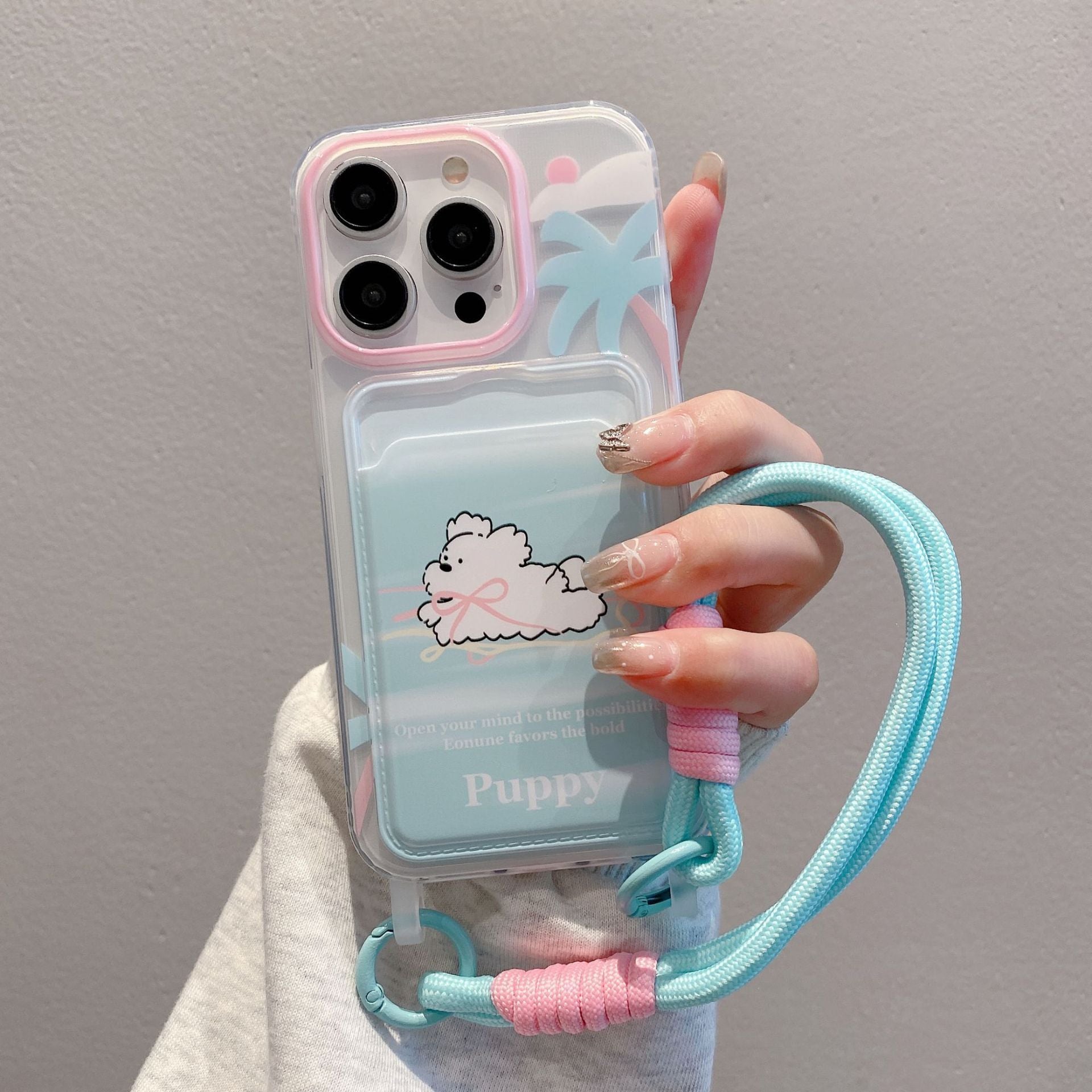 Cartoon Lanyard Phone Case Card Holder Protective Case f304b98b f752 4e87 994e 53a61d07cd96
