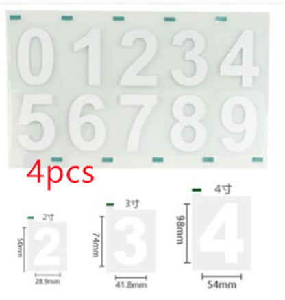 High Temperature Resistant Signboard Reflective Waterproof Pvc Adhesive Number Paper f32bcbec 3c07 45ba 809f d86cf39913d6