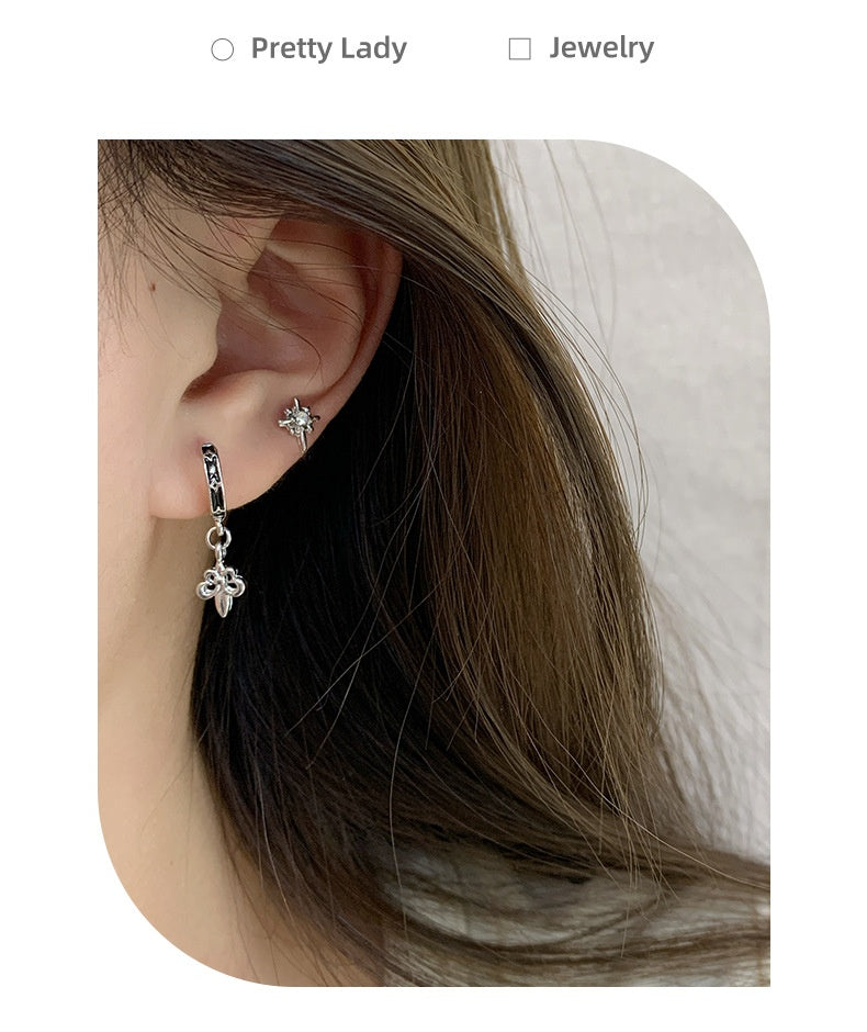 Minimalist Personality Love Butterfly Ear Clip Suit Female
