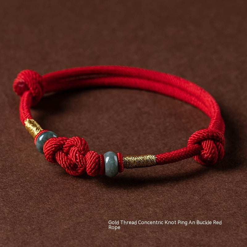 Handmade Truelove Knot This Animal Year Red Rope Bracelet f347cca2 80f8 4d75 8d14 deb580c5563d trans