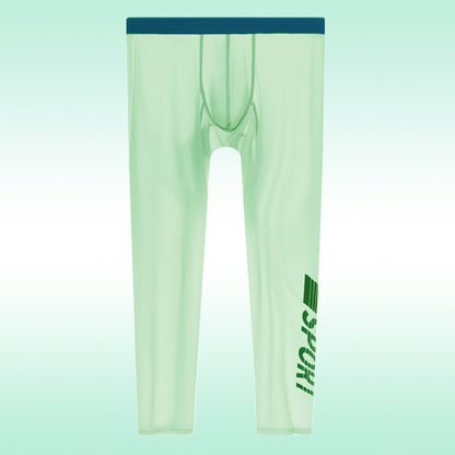 Ice Silk High Elastic Seamless Quick-drying Tight Ultra-thin Pajama Pants f3669633 2a88 46c0 8c32 ae972c58b6e2