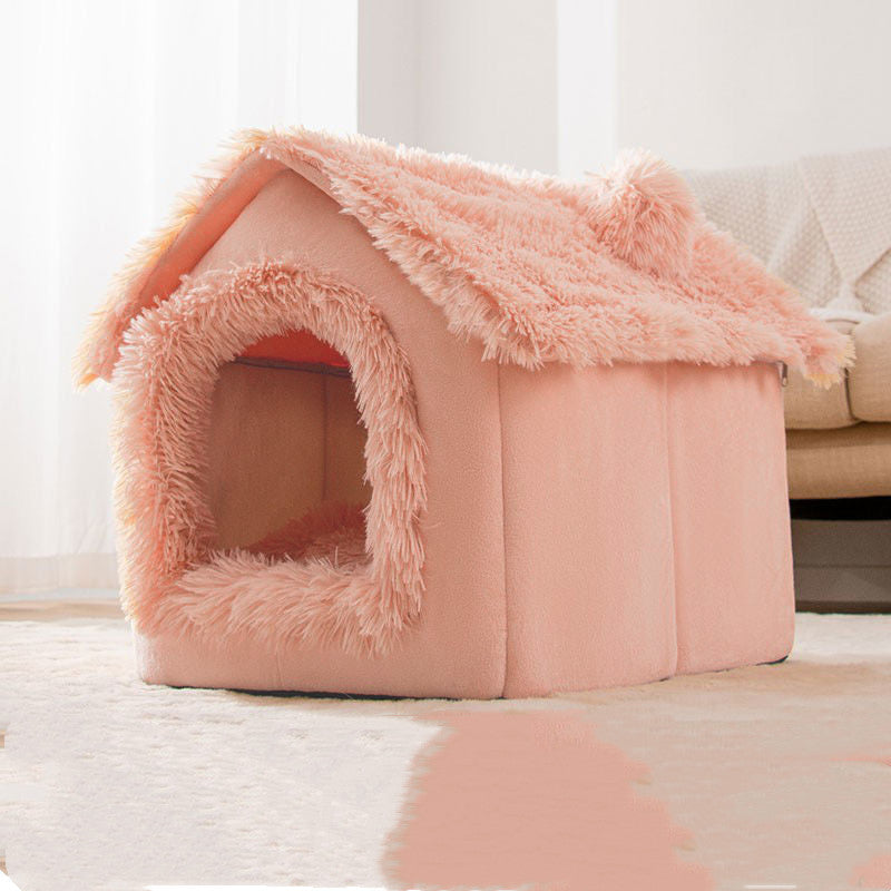 Removable And Washable Small Dog Teddy Cat Litter Closed Dog House f368ffac 4b1e 4e92 936c 61d58a95446b