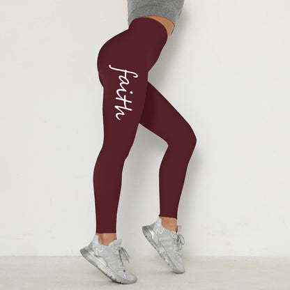 Waist Letter Printed Leggings Hip Lifting Stretch f371d30f f100 4d69 aa3d a16f1db3b5f3