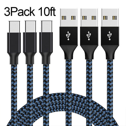 Mobile Phone USB Braided Nylon Charging Data Cable - 图片 1