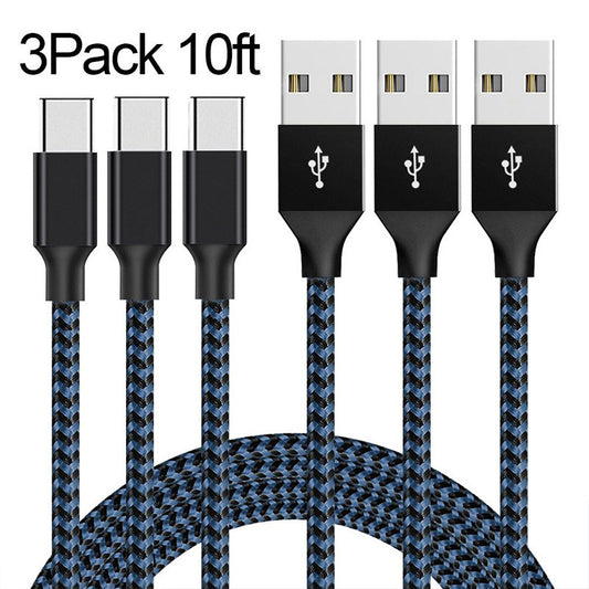 Mobile Phone USB Braided Nylon Charging Data Cable - 图片 1