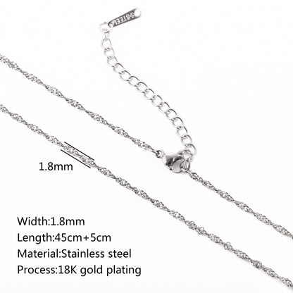 Stainless Steel Vacuum Vapor Plating 18K Gold Color Protection Lip Chain Accessories f3793c39 7abf 4c89 817e d9a0c4eefb98