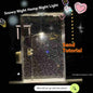 Magic Snowy Landscape Night Lights Small Street Light Snowy Flowing Night DIY Christmas Lights Christmas Desktop Decor Handma