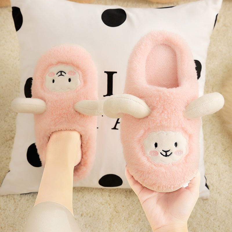 Women's Winter Platform Non-slip Warm Cute Interior Home Plush Shoes f37f77f1 2b57 4a1b 99a8 fa18106aa638