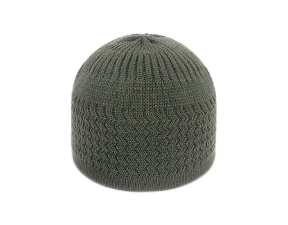 Autumn And Winter Hedging Knitted Wave Jacquard Neutral Dome Warm Woolen Toe Cap f38f6f35 41c4 4f7b a096 a82624b85bd4