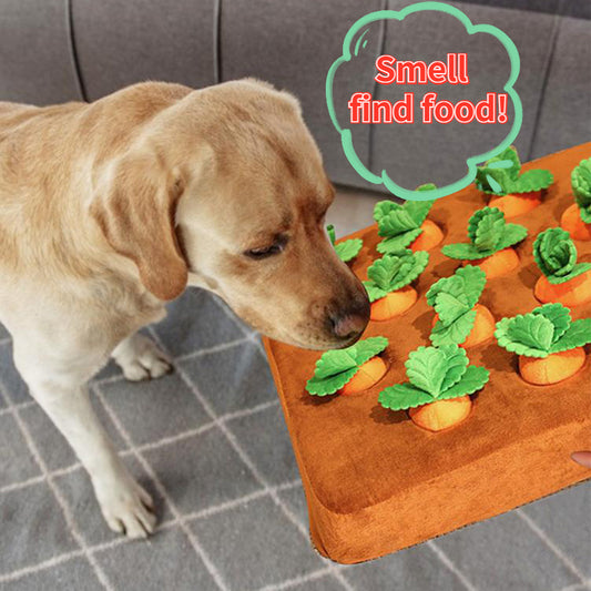 Pet Dog Toys Carrot Plush Toy Vegetable Chew Toy For Dogs Snuffle Mat For Dogs Cats Durable Chew Puppy Toy Dogs Accessories f