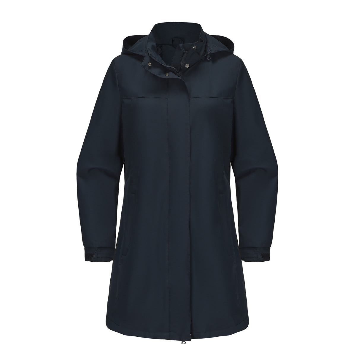 Removable Cap Waterproof Windbreaker Women's Solid Color f3a0934e ae6d 4593 a6ec 1dd853188f7d