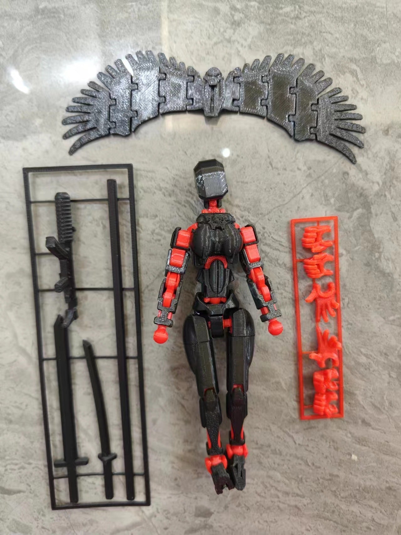 Lucky Puppet Joint Movable 3D Printing Doll Angel Toy f3aedd45 eb57 46ee 9f15 cb419178055f