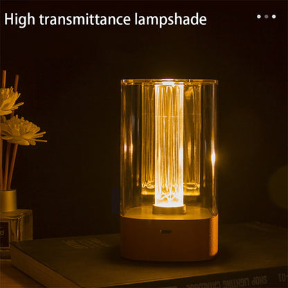 New LED Touch Atmosphere Light USB Charging Eye Protection Bedside Bedroom Lamp Bar Restaurant Garden Decoration Night Light 