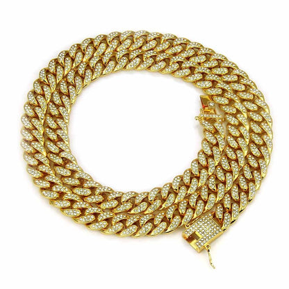 Full Rhinestone Cuban Bracelet Hiphop Men's Fashion f3bb0335 29f1 408e ae64 552d3c4a24e1