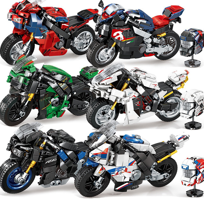 Cross-country Motorcycle Building Block Puzzle Toy f3d2f789 e7a2 4fe5 8014 f06a261e4f3f