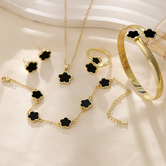 Jewelry Suit Acrylic Bracelet Necklace Ring Stud Earrings f3d66fc2 cbc0 40ed a106 2aafe84cb667