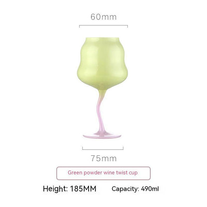 Twisted Cream Glass Crystal Macaron High Cup f3dc3d62 4b02 4a84 8865 5e635051a8fa trans