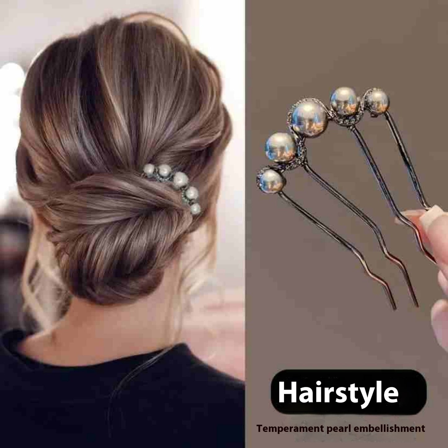 Pearl U-shaped Hairpin With A High-end Feel f3ea8281 9573 494e abe2 b3bf31d256c9 trans