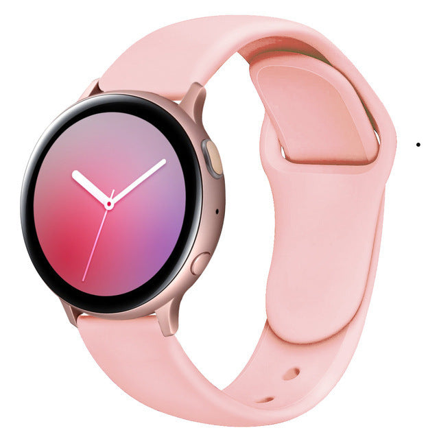 Suitable For Galaxy Active 2 Reverse Buckle Silicone Strap 20 22mm Sports Inner Buckle Strap - 图片 28