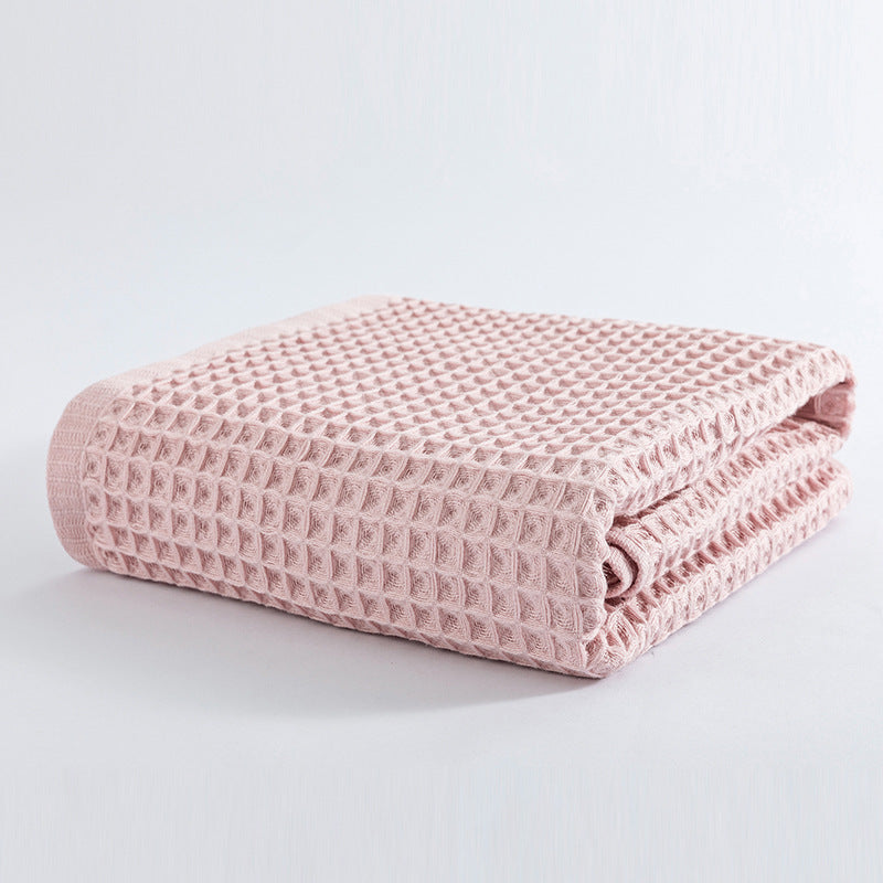 Soft Absorbent Honeycomb Bath Towel Pure Cotton 70X140cm f40f6d0b 9da4 42f4 8021 c66534e50c53