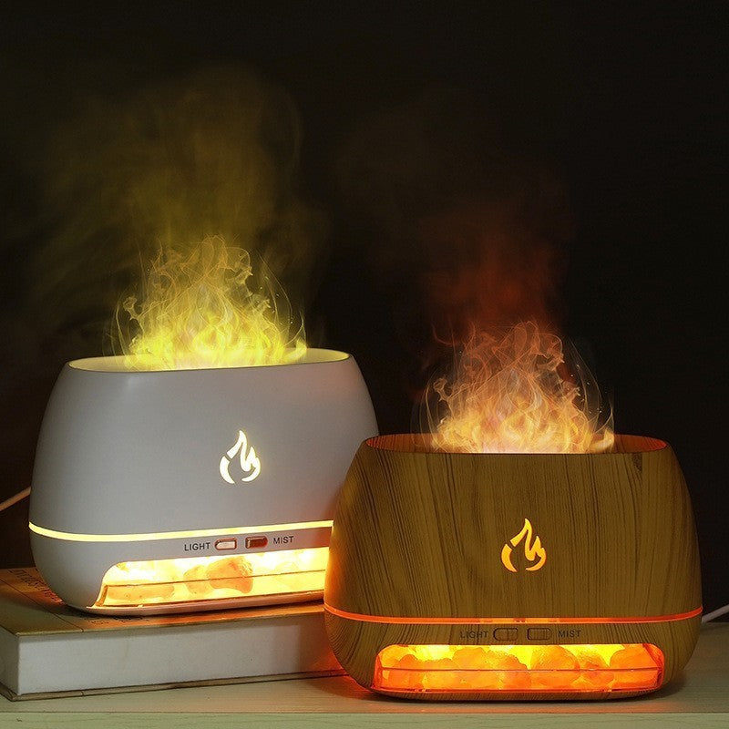 Salt Stone Simulation Flame Aroma Diffuser Heavy Fog f41756a9 79cb 4b0c 8e57 e69b1537be45