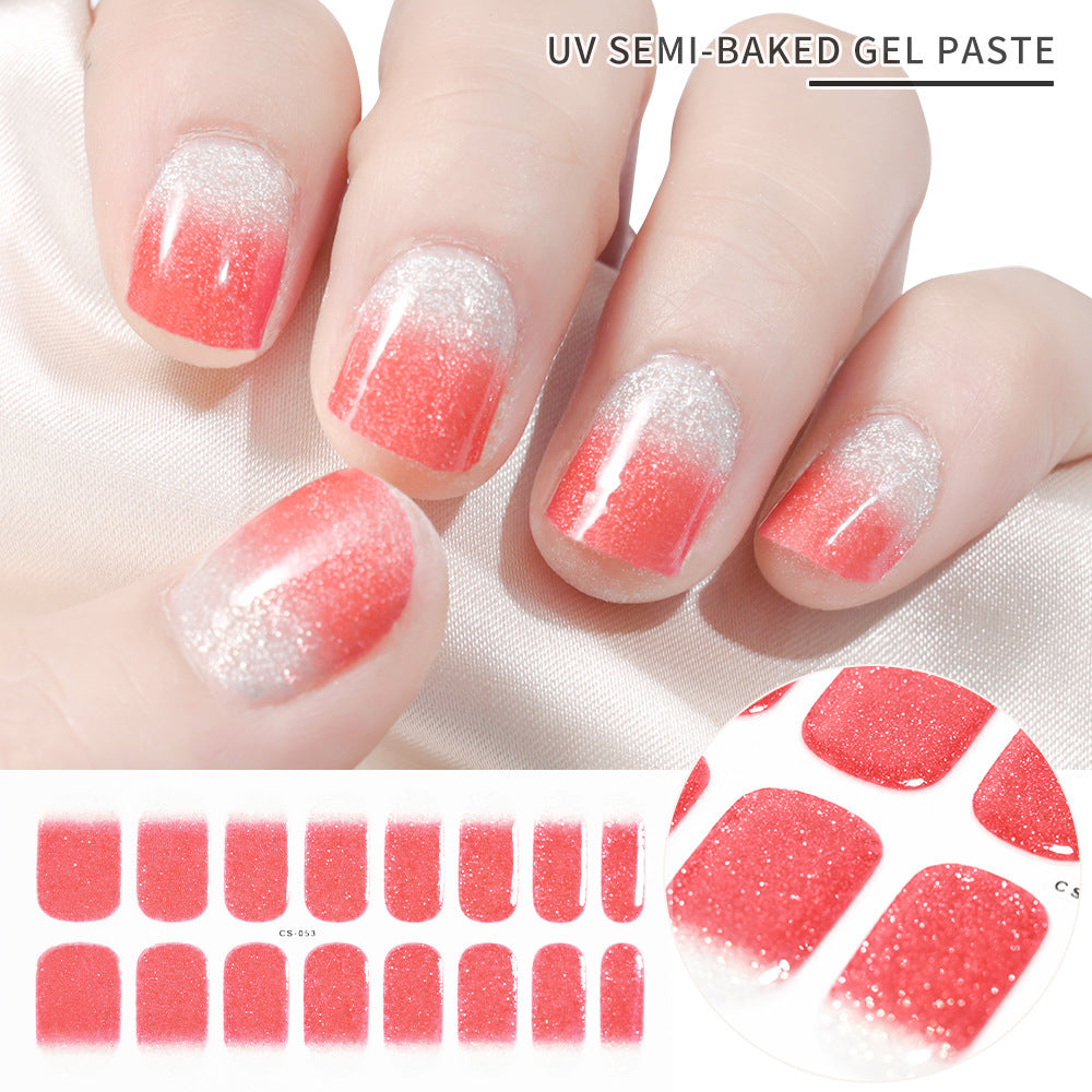 Gel Second Generation Phototherapy Semi-curing Nail Sticker f423e019 b242 4a36 a754 656c339a5b33