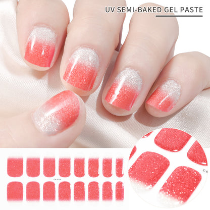 Gel Second Generation Phototherapy Semi-curing Nail Sticker f423e019 b242 4a36 a754 656c339a5b33