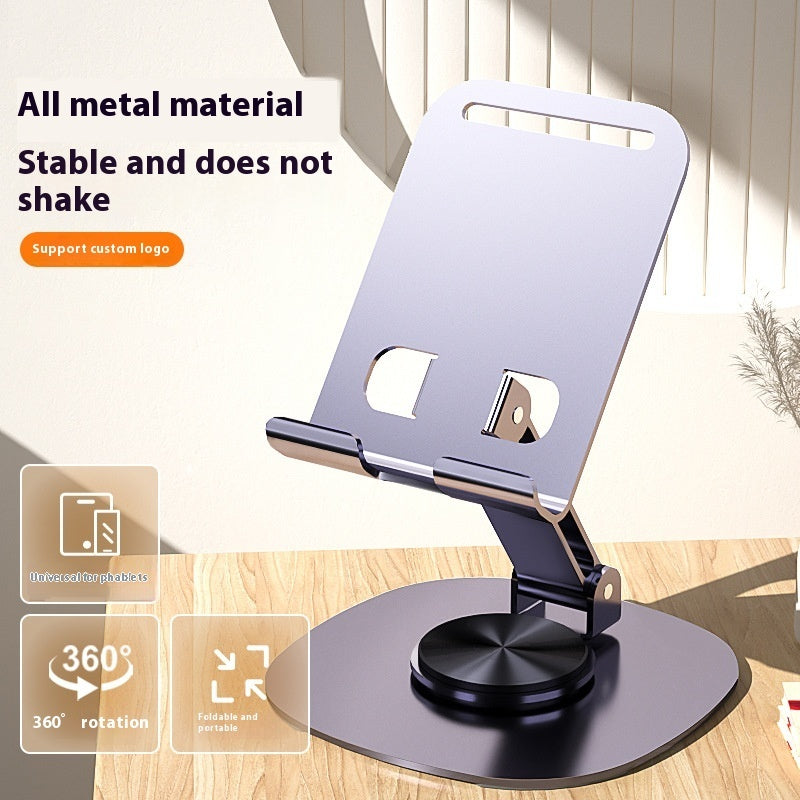 Aluminum Alloy Mobile Phone Holder Lazy Folding Rotation - 图片 8