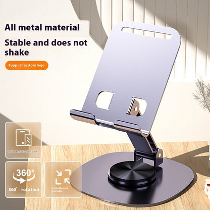 Aluminum Alloy Mobile Phone Holder Lazy Folding Rotation - 图片 8