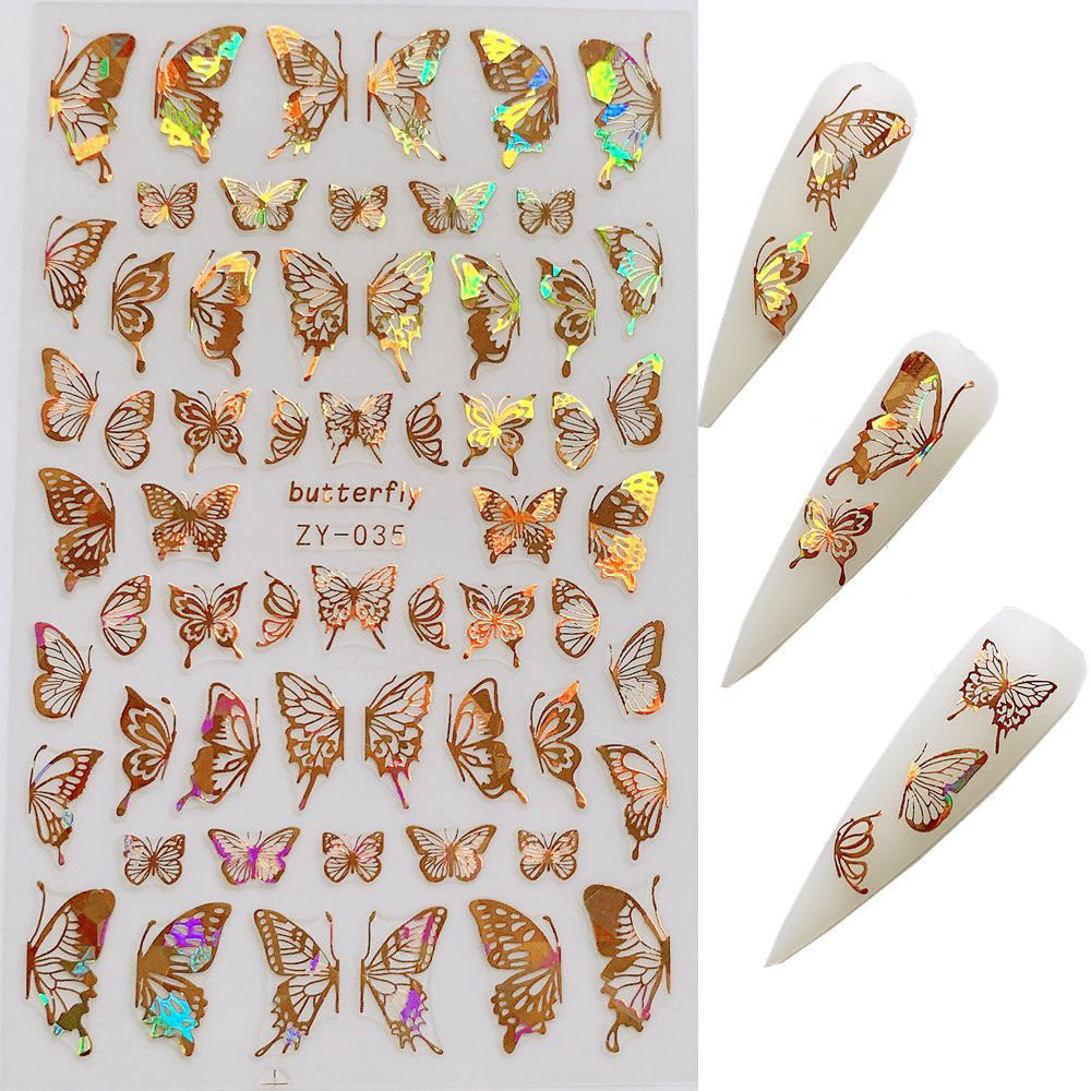 Butterfly Nail Sticker Simulation Bronzing Laser f44a6262 4761 4db7 b8af 097bfcfa977e