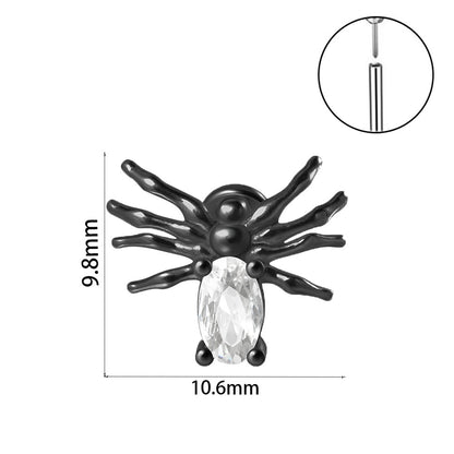 Snake Bat Bee Spider Threadless Pin Earrings f4547150 cb7b 4dec 93f8 27d68908666d