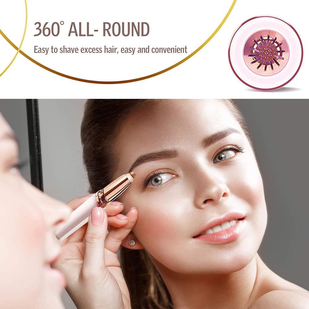 Eyebrow Epilator Maquiagem Profissional Completa Trymer Do Brwi Eye Brow Trimmer For Rasoir Visage Femme Make Up Eye Brow Sha