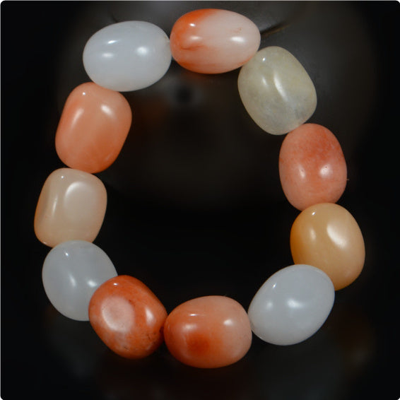 Jade Pebble Bracelet Natural Gobi f476b0b2 41ab 40eb afac 130b78f0bfef