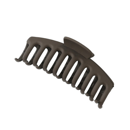 Dark Coffee Color Ladies Hairpin Temperament Pure Color Hair Jaw Clip f4930eba 6ae3 4d2d ae2e 115413509330