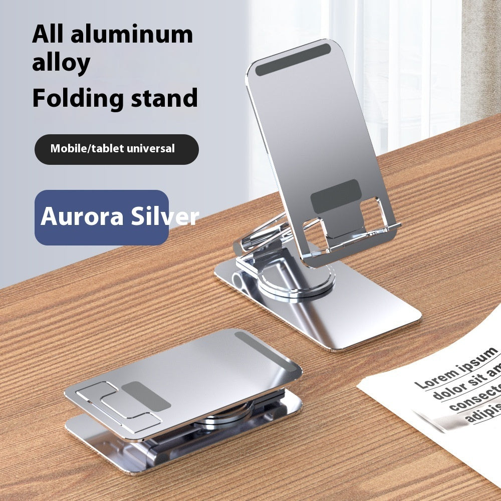 Metal Aluminum Alloy Rotating Mobile Phone Bracket Foldable Desktop - 图片 17