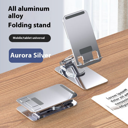 Metal Aluminum Alloy Rotating Mobile Phone Bracket Foldable Desktop - 图片 17