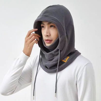 Winter Windproof Men's And Women's Outdoor Riding Thermal Head Cover Scarf Mask Integrated