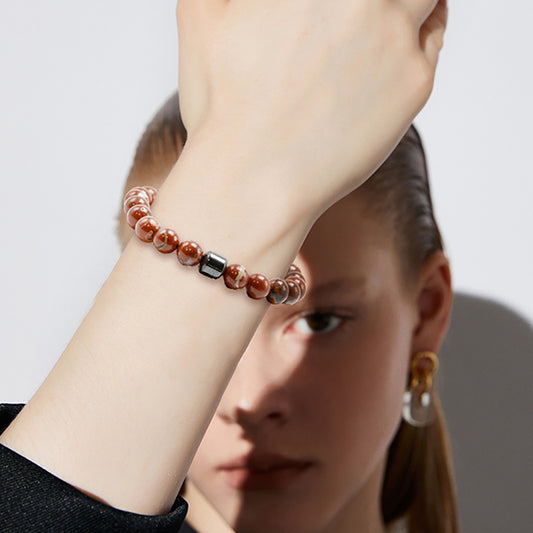 Volcanic Rock Tiger Eye Bead Bracelet f4ad8c9b 570d 4009 b212 72c23169b427